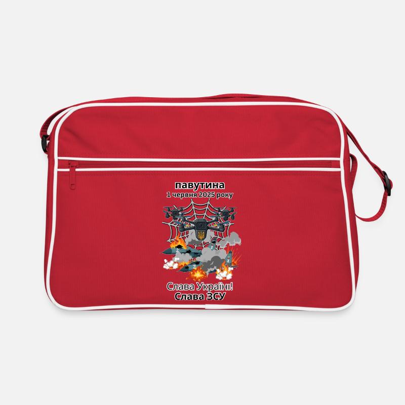 Ukraine Design, Operation Spiderweb, Spiderweb Retro Bag