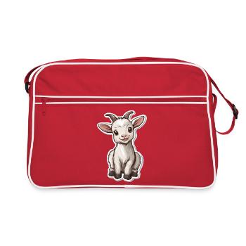 Chèvre - Sac Retro - rouge/blanc - Devant