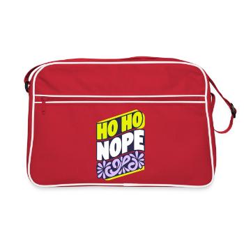 Ho Ho Nope Holiday Tee - Retro Bag - red/white - Front