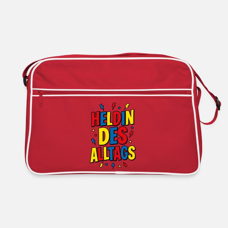 Heldin Des Alltags Retro Tasche