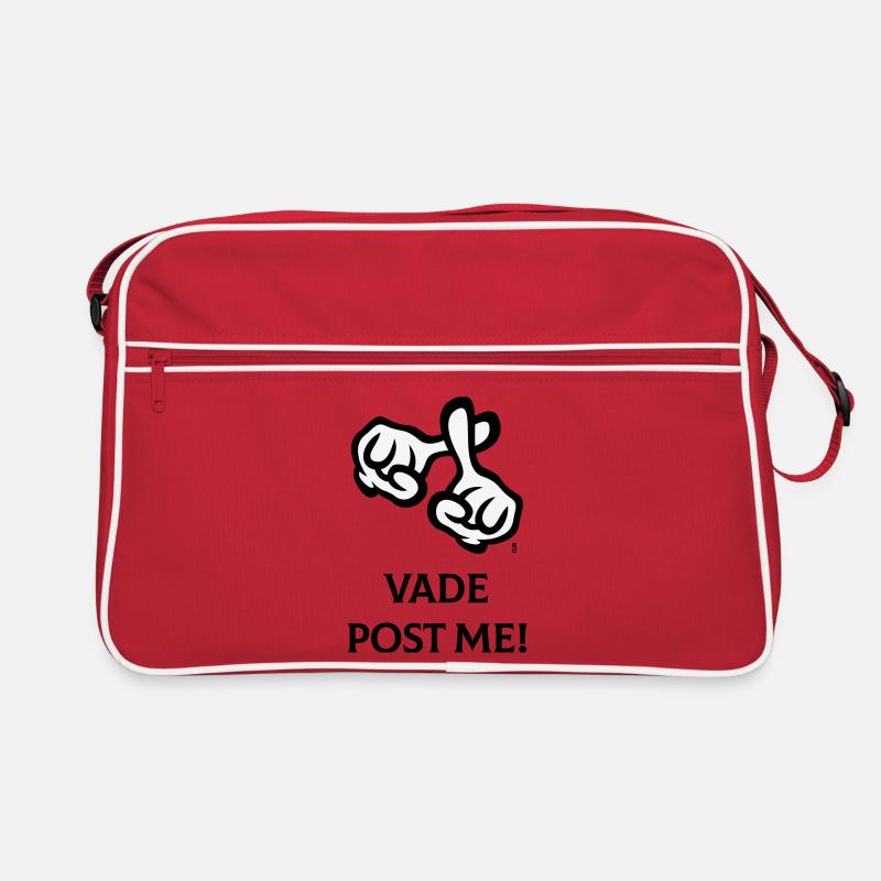 Vade Post Me! (Kreuz / Bibel / Religion / 2C) Retro Tasche