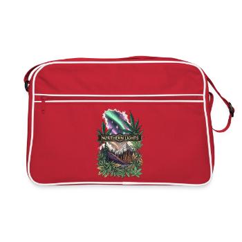 Aurore boréale - Sac Retro - rouge/blanc - Devant