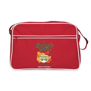 Tokyo Matcha Matcha Vibes Matcha frais et énergisant - Sac Retro - rouge/blanc - Devant