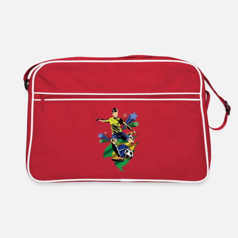Brésil - Brésil - Drapeaux Sac Retro