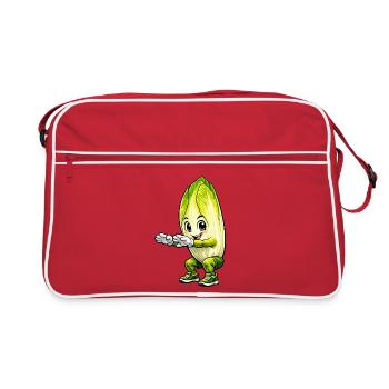 Chicory vegetables - Retro Bag - red/white - Front