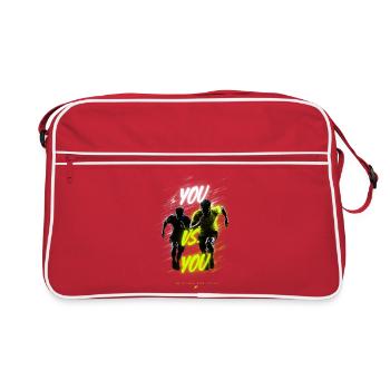 NeonSprint Duo – Sprinter Art - Retro Bag - red/white - Front