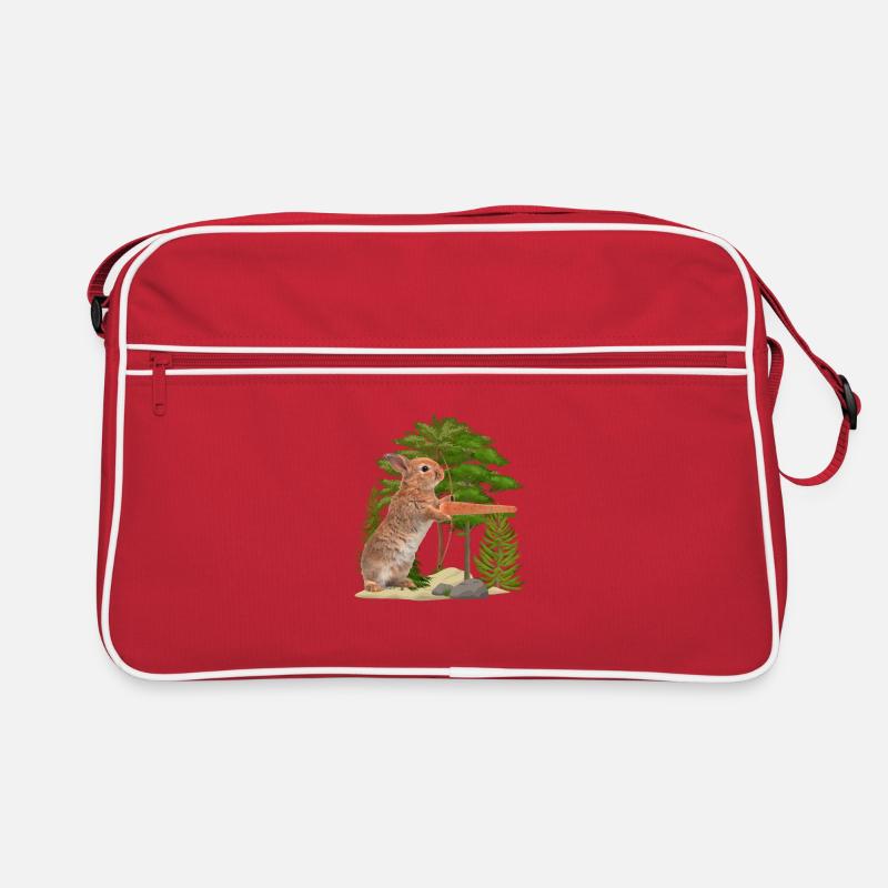Hasen Jagd Retro Tasche