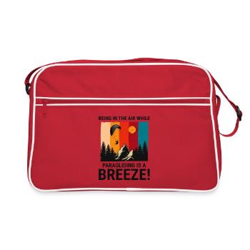 Paragliding Pilot Paraglider Adventures Breeze - Retro Bag - red/white - Front