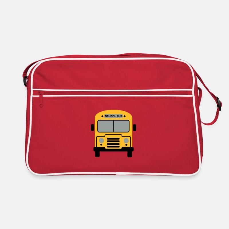 Schulbus Retro Tasche