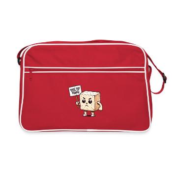 Tofu Earth Defender - Retro Bag - red/white - Front