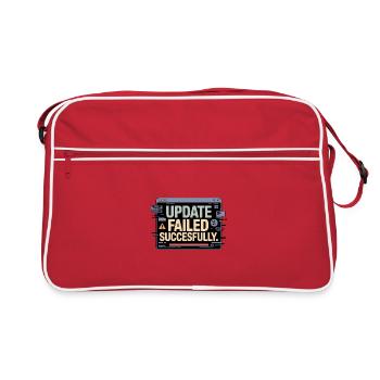update-failed-successfully - Retro Bag - red/white - Front