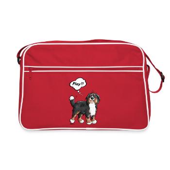 Play Bouvier bernois - Sac Retro - rouge/blanc - Devant