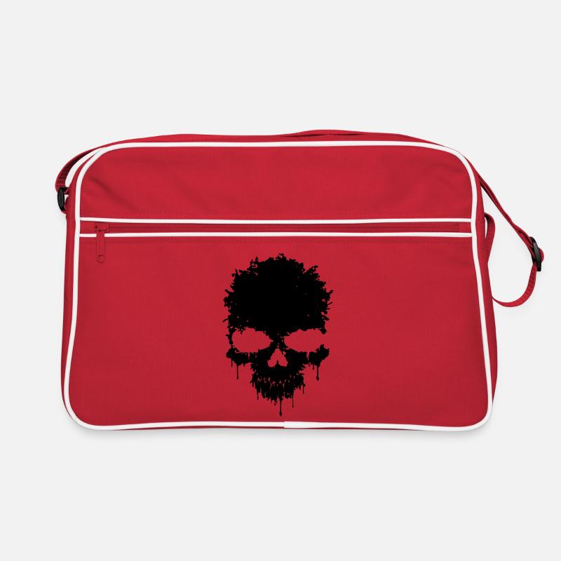 Crâne Grunge Sac Retro