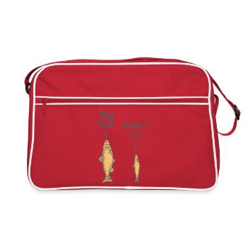 My fish, daddy’s fish - Sac Retro - rouge/blanc - Devant