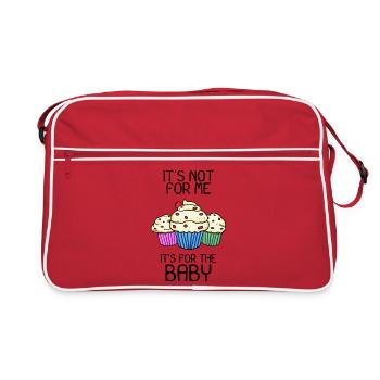 Grossesse enceinte - Sac Retro - rouge/blanc - Devant
