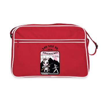 Licorne zèbre - Sac Retro - rouge/blanc - Devant