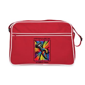 Rasoir gode - Sac Retro - rouge/blanc - Devant