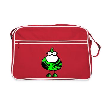Punkschaf - Retro Bag - red/white - Front