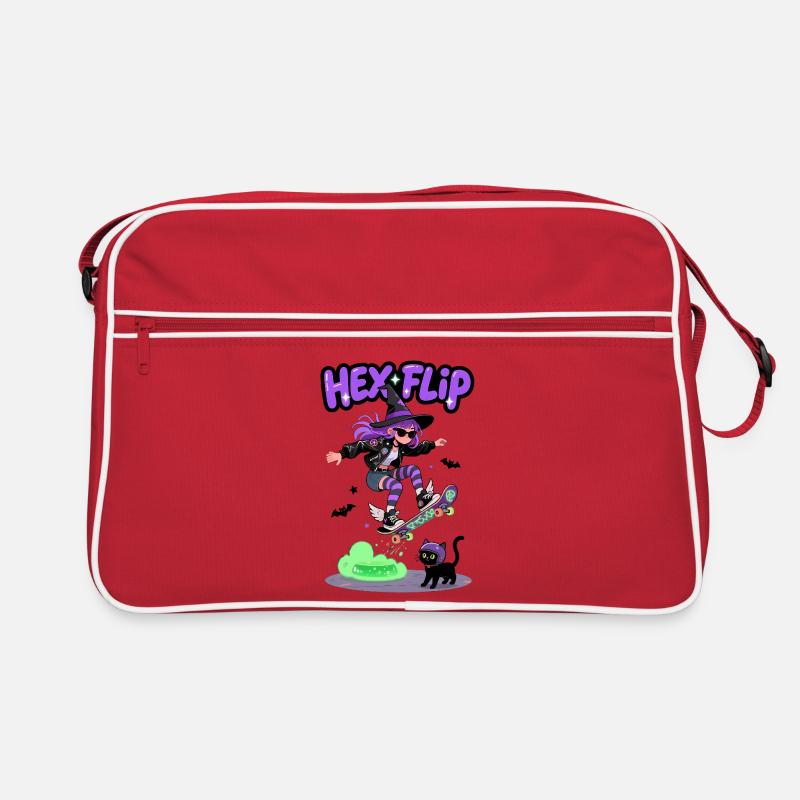 Hex Flip Witch Conception de planche à roulettes Sac Retro