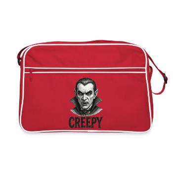 Terrifying Vampire - Halloween - Retro Bag - red/white - Front