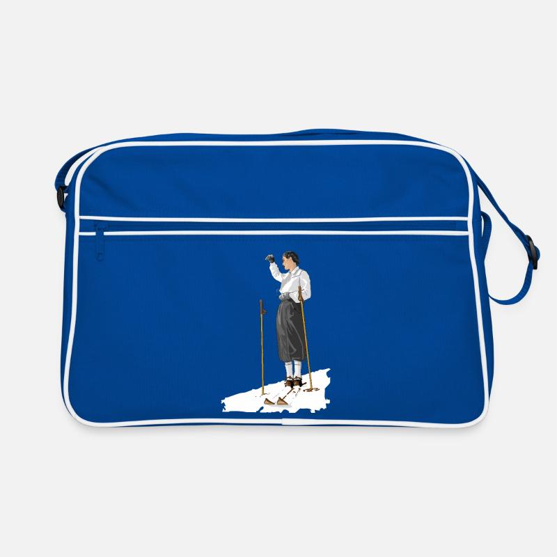 Skimode in den 30ern Retro Tasche