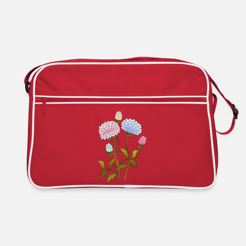 Blumen Retro Tasche