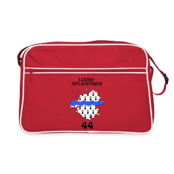 Loire Atlantique 44 - Sac Retro - rouge/blanc - Devant