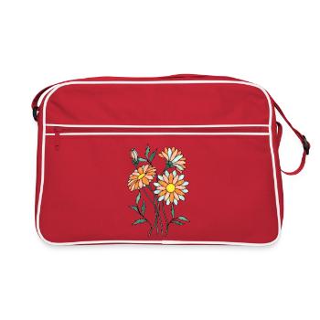 Blumen - Retro Bag - red/white - Front