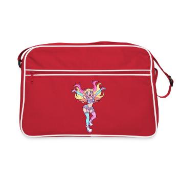Héros Arc-en-ciel Papillon Étoile - Sac Retro - rouge/blanc - Devant