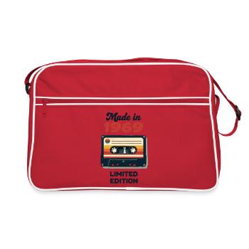 Made in 1969 – Vintage Cassette - Retro Bag - red/white - Front