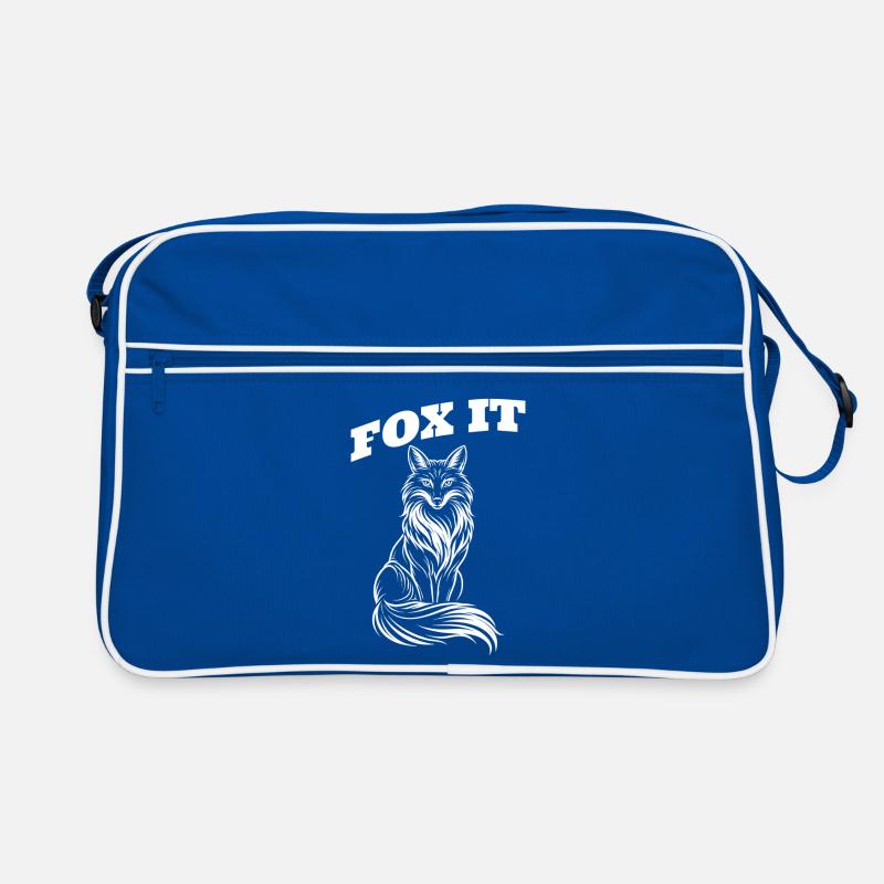 Fuchs-Silhouette - Fox it Retro Tasche