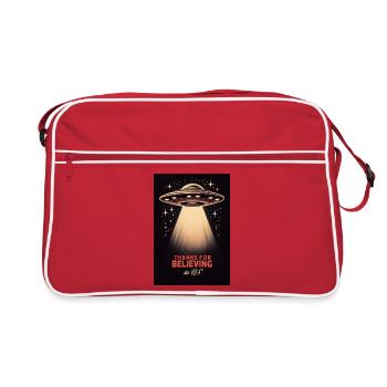 Merci de croire - Sac Retro - rouge/blanc - Devant