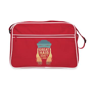 Coupe mullet coupe mulet - Sac Retro - rouge/blanc - Devant