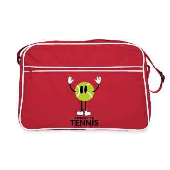 Absolute Tennis - Retro Bag - red/white - Front