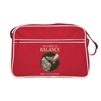 Science de l’équilibre des bloceurs - Sac Retro - rouge/blanc - Devant