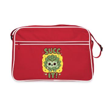 Jardinage urbain Succ It Plantes biologiques - Sac Retro - rouge/blanc - Devant
