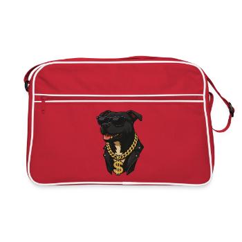 Dog – street style on four paws - Retro Bag - red/white - Front
