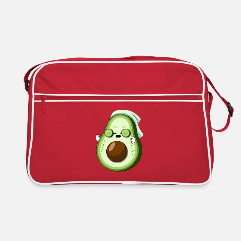 Avocado Spa Tag Mit Gurkenscheiben Retro Tasche