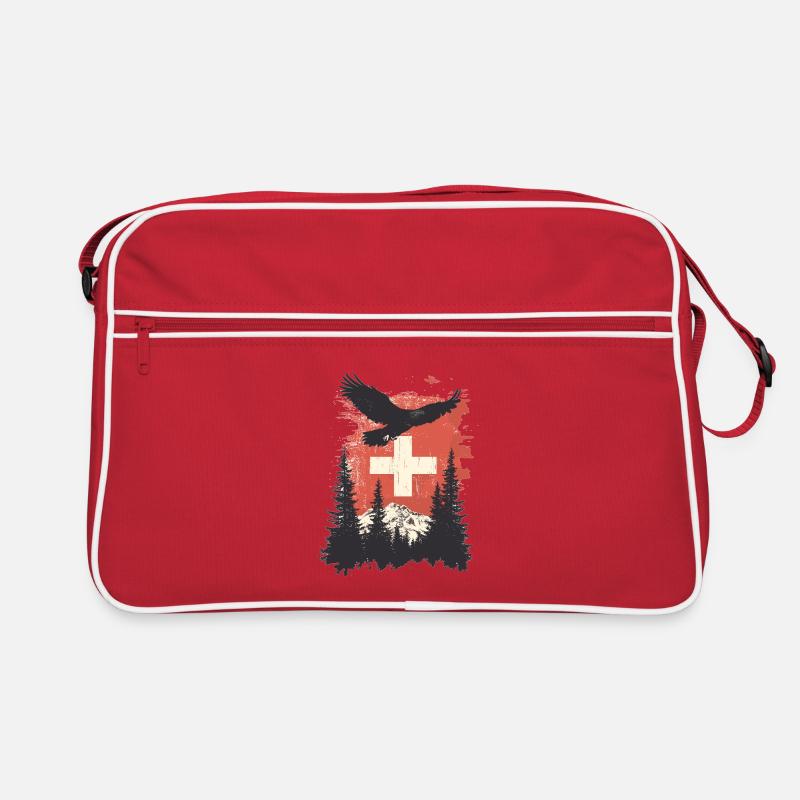 Schweiz Adler Retro Tasche