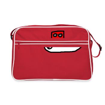 bateau à moteur - Sac Retro - rouge/blanc - Devant
