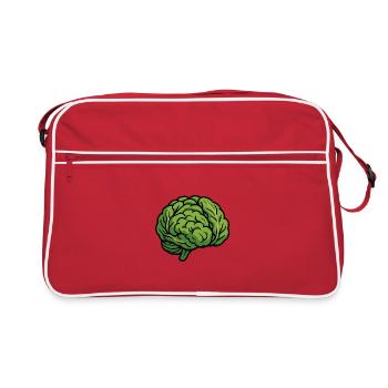 Lettuce Brain - Retro Bag - red/white - Front