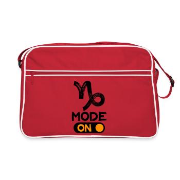 Astrology Capricorn Statement Astronomy Horoscope - Retro Bag - red/white - Front