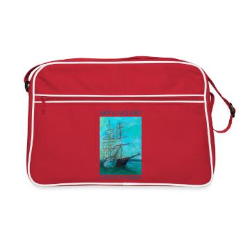 AFFICHE ART GALERIE LOUIS RUNEMBERG ADAGP - Sac Retro - rouge/blanc - Devant