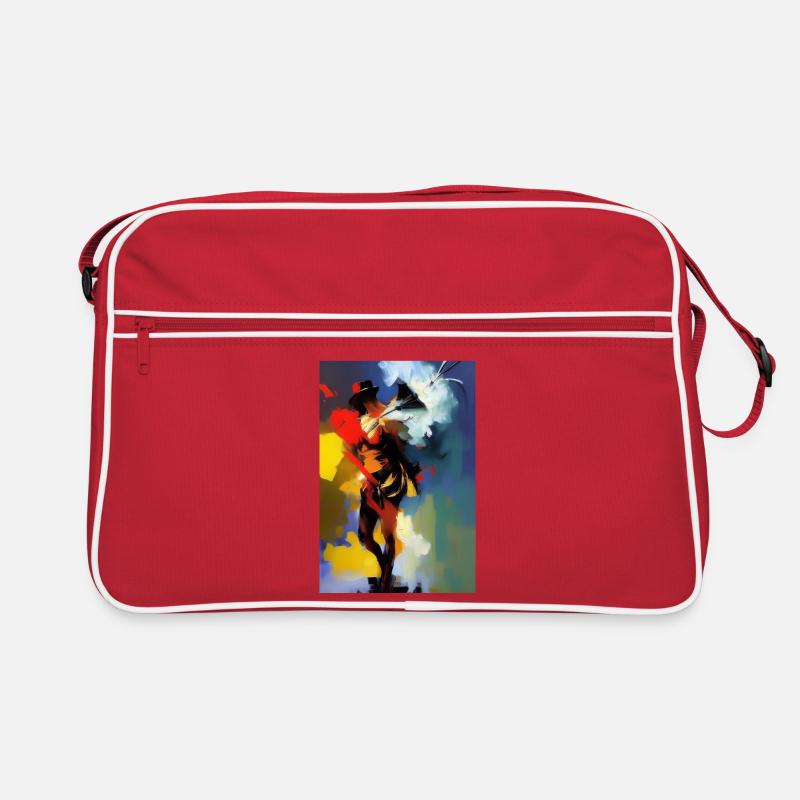 Abstract art Retro Bag