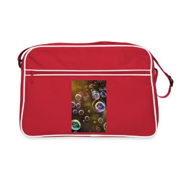 Bubbles - Retro Bag - red/white - Front