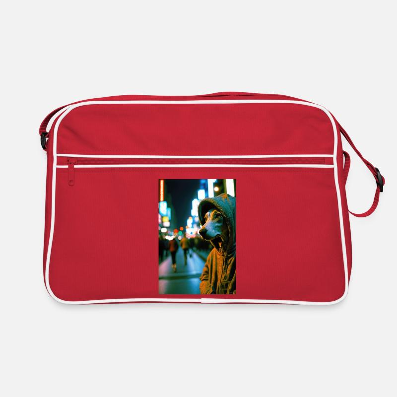 Cyrano auf der Straße 01 Retro Tasche