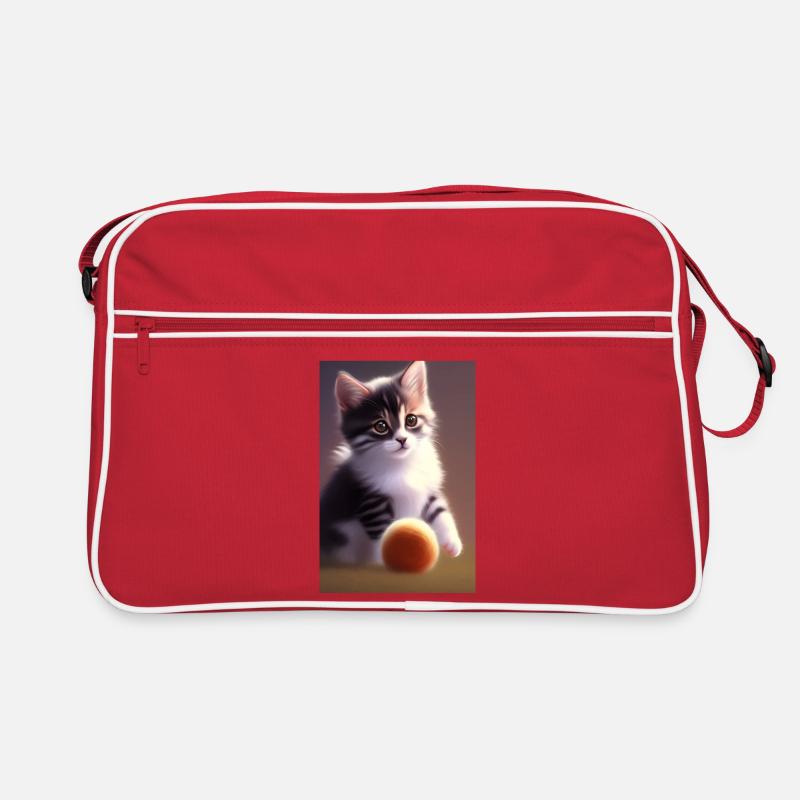 Bébé chat Sac Retro