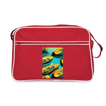 Moules - Sac Retro - rouge/blanc - Devant