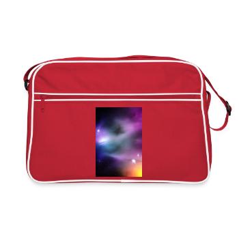 Galaxy Image - Retro Bag - red/white - Front