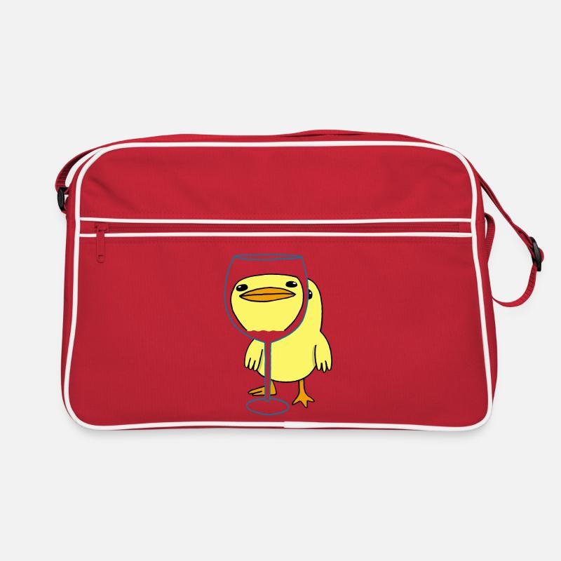 Kawaii chick - Retro Bag - red/white